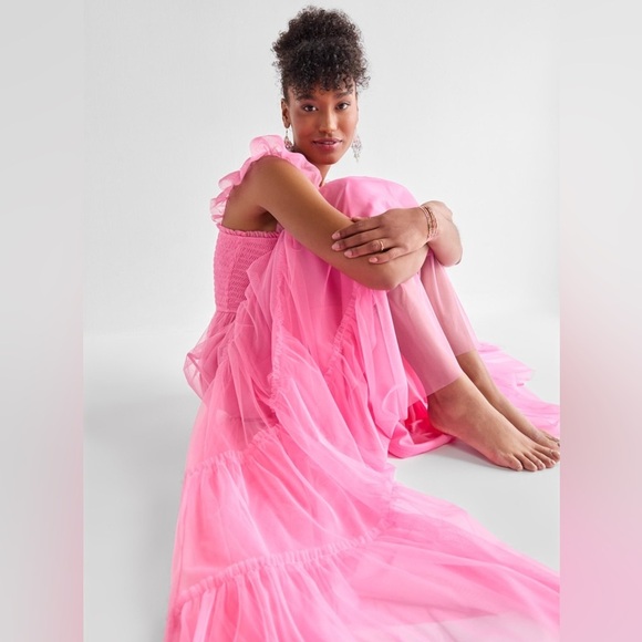 Francesca's Collections Pink Maxi Dress NWT - Picture 2 of 7